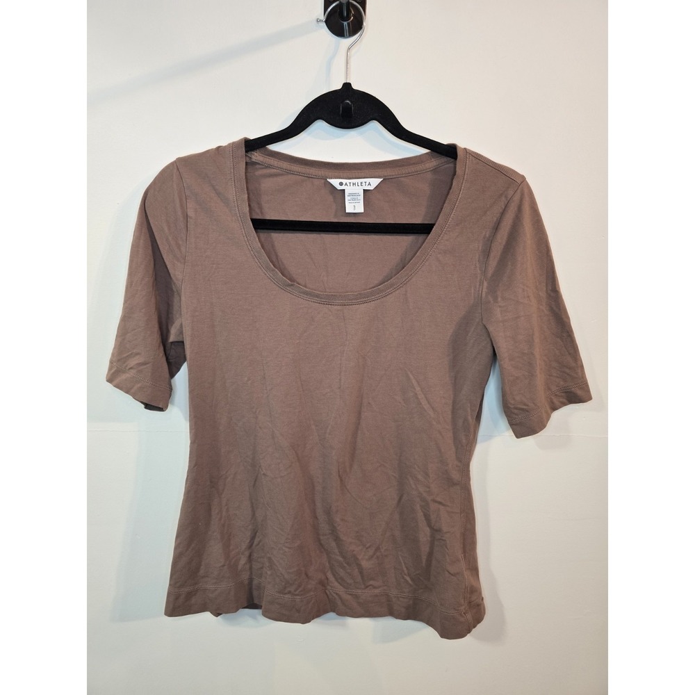 Athleta Outbound Tshirt Womens Small Elevated‎ Basics Athleisure Yoga Pilates